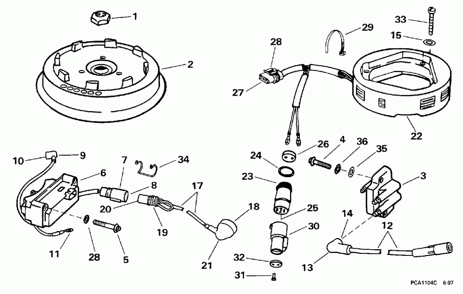 �������� ����� EVINRUDE E15FRLECM 1998  - ���� /  Rope