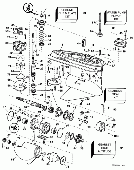  Evinrude E175FSLECS 1998  - �������� Rotation -- Il & Ftl Models