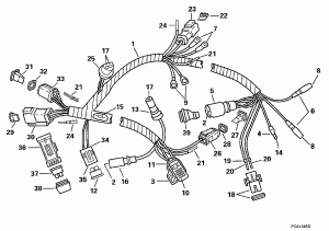 Motor ������ Assembly (Motor Cable Assembly)