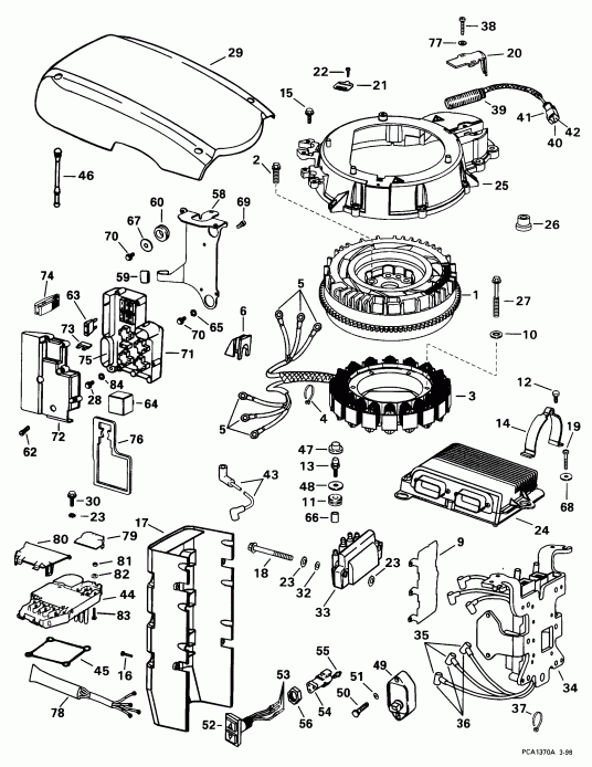 ��������� ��������� EVINRUDE E175FSXECS 1998  - nition System / nition System