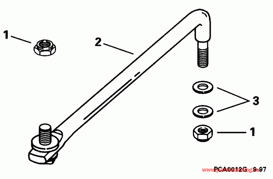 ��������� EVINRUDE E175FSXECS 1998  - eering Link Kit - ee������ ����������� Kit