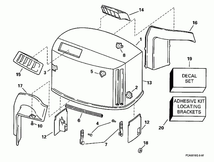 ��������� Evinrude E175SLECD 1998  -  Johnson / Johnson