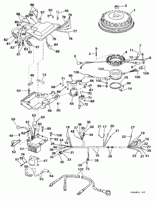 ����� Evinrude E225CZECS 1998  - nition System