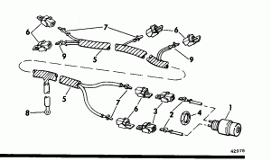 ������ ��������� (�����)-johnson-200tl, tx, cx, 225tx, cx, tz, cz, qx, nx, 250 (Engine Cover-johnson-200tl,tx,cx,225tx,cx,tz,cz,qx,nx,250)