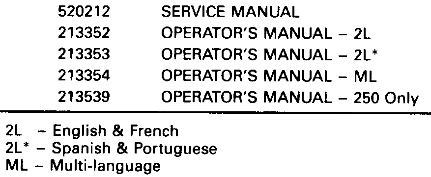 ��������� �������� ����� Evinrude E250PXECD 1998  - terature / terature
