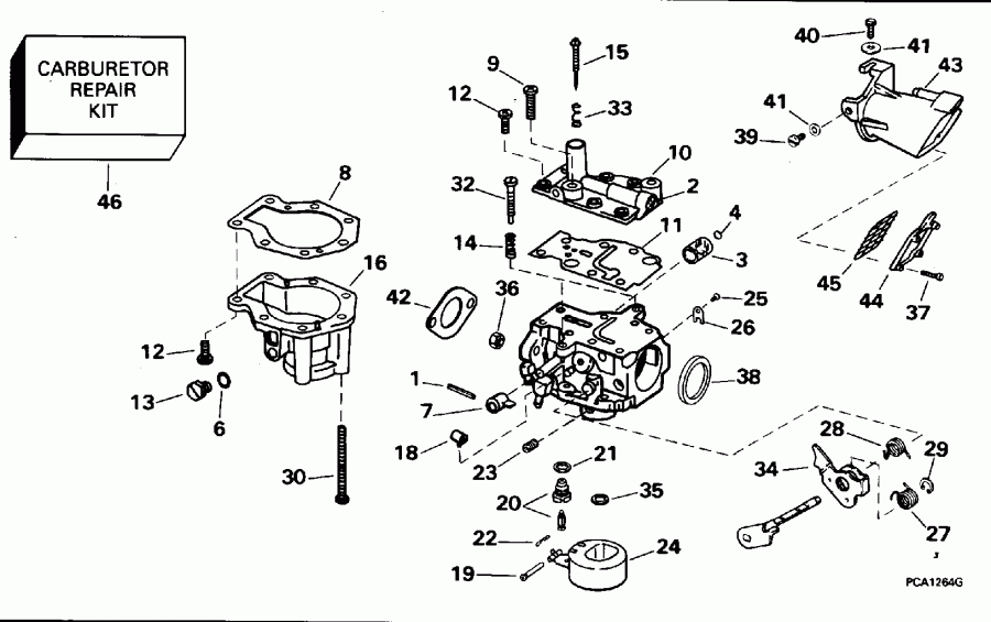 ����� Evinrude E25EECE 1998  - take ��������� / take Manifold