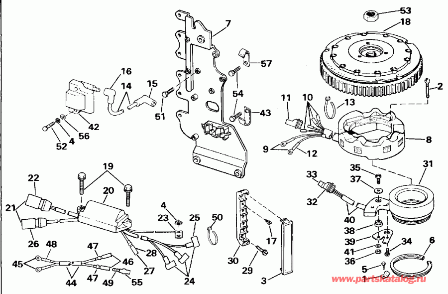  EVINRUDE E25RECB 1998  - wind ������� / wind Starter