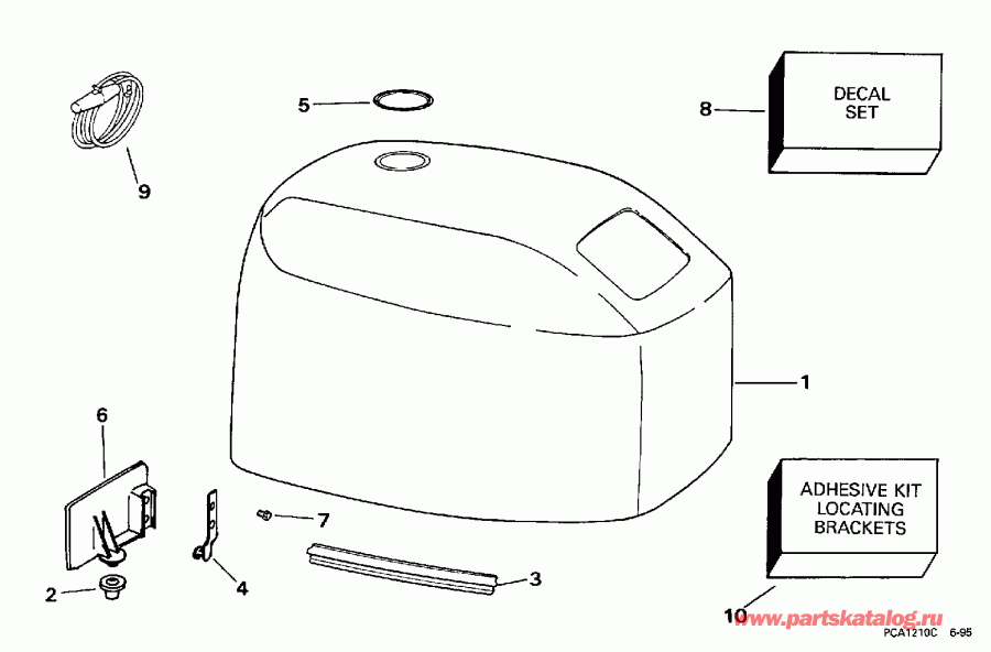�������� ����� Evinrude E25TKECA 1998  -  Johnson - Johnson