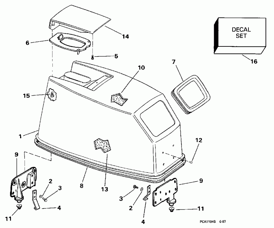 ��������� EVINRUDE E40JRECA 1998  - Evinrude -  Evinrude