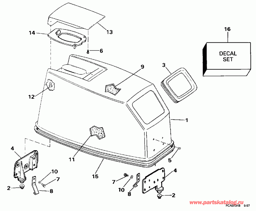 ��������� ����� ������� E50TLECR 1998  -  Johnson -- Rope Start Only - Johnson -- ���� Start Only