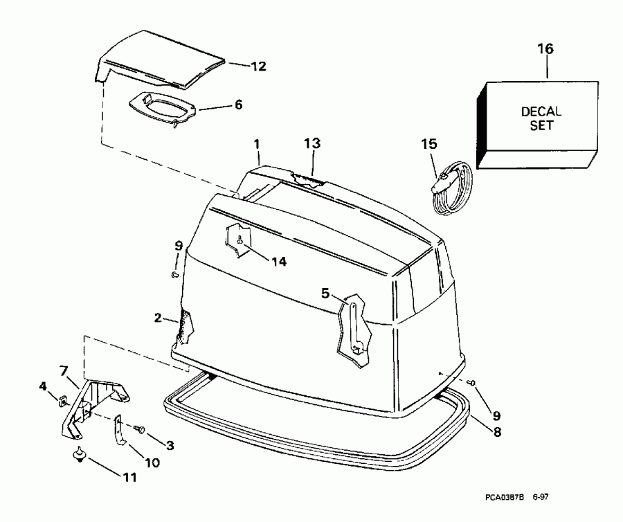 ��������� �������� ����� ������� E50TTLECA 1998  - Evinrude