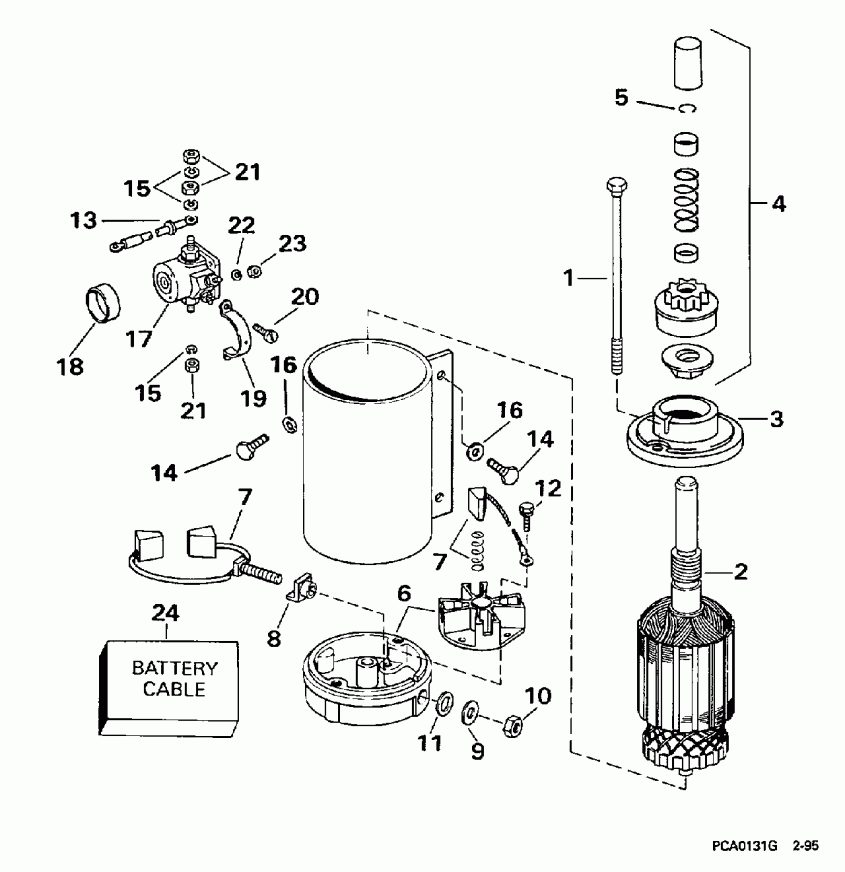 ��������� ��������� Evinrude E70TLECB 1998  - ectric �������