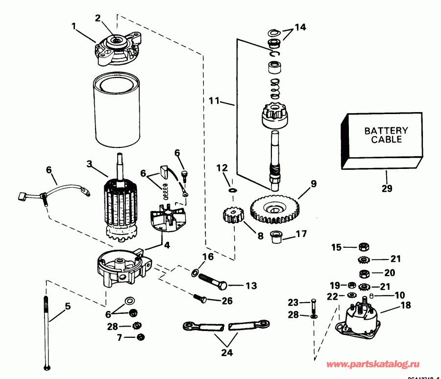 �������� ����� Evinrude E90FSLECS 1998  - ectric �������