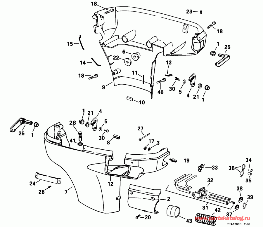 ����� Evinrude E90FSLECS 1998  - wer ������ ��������� (�����)