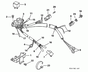 ���������������� ��������� ������� ��������� (Power Trim/tilt Electrical)