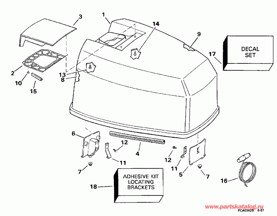 ��������� ������� HE130TXACB 1998  -  Evinrude - Evinrude