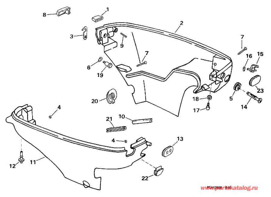  ������� HE5FRECA 1998  - wer ������ ��������� (�����) - wer Engine Cover