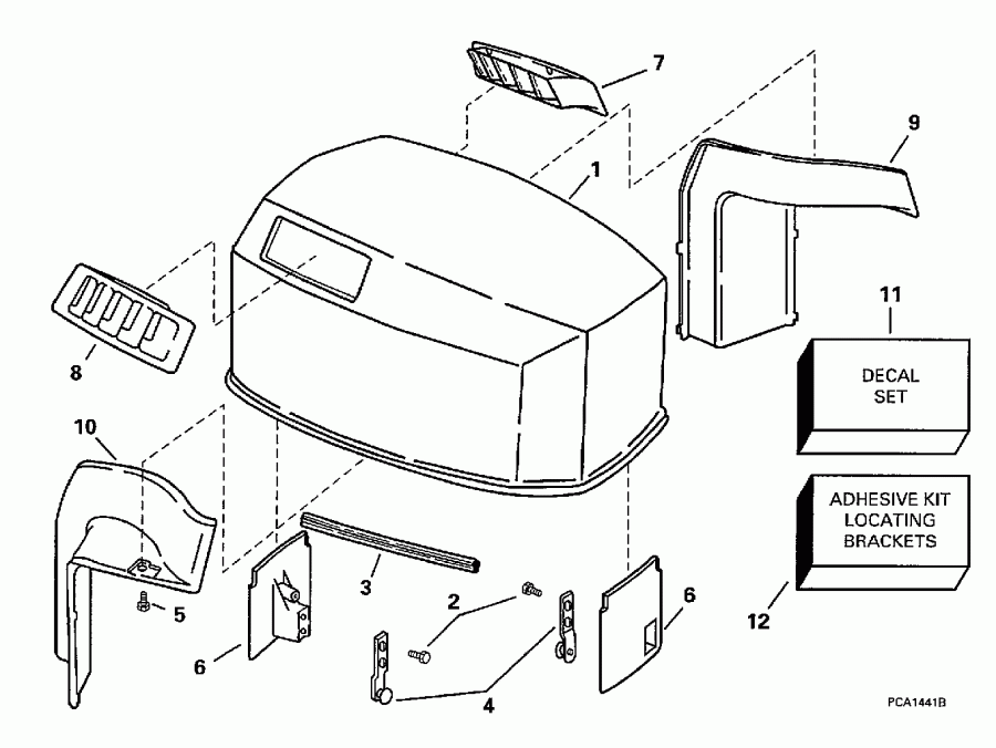 ��������� �������� ����� EVINRUDE SE105WELV 1998  - 105we Models -  105we Models