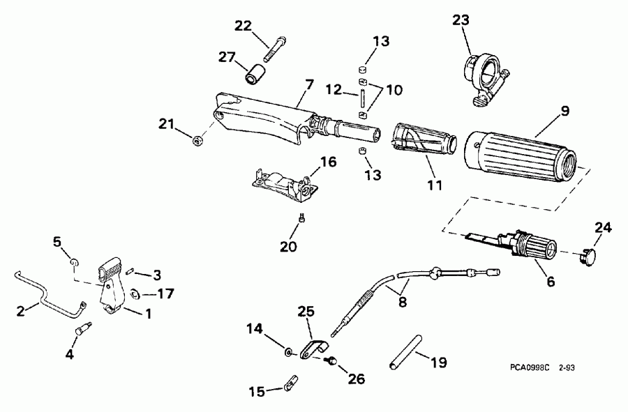 ��������� �������� ����� ������� SE10RPY 1998  - eering & Shift Handle / ee������ & ������������� Handle