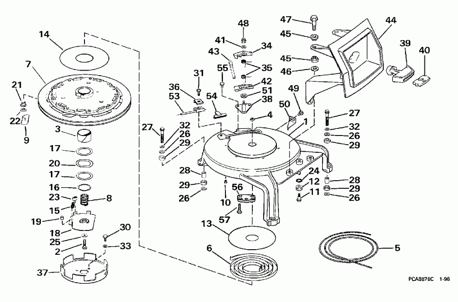 ��������� �������� ����� EVINRUDE SE125RWYN 1998  - wind �������