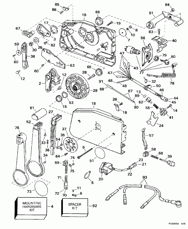 ����� Evinrude SE150WTPLY 1998  - mote Control
