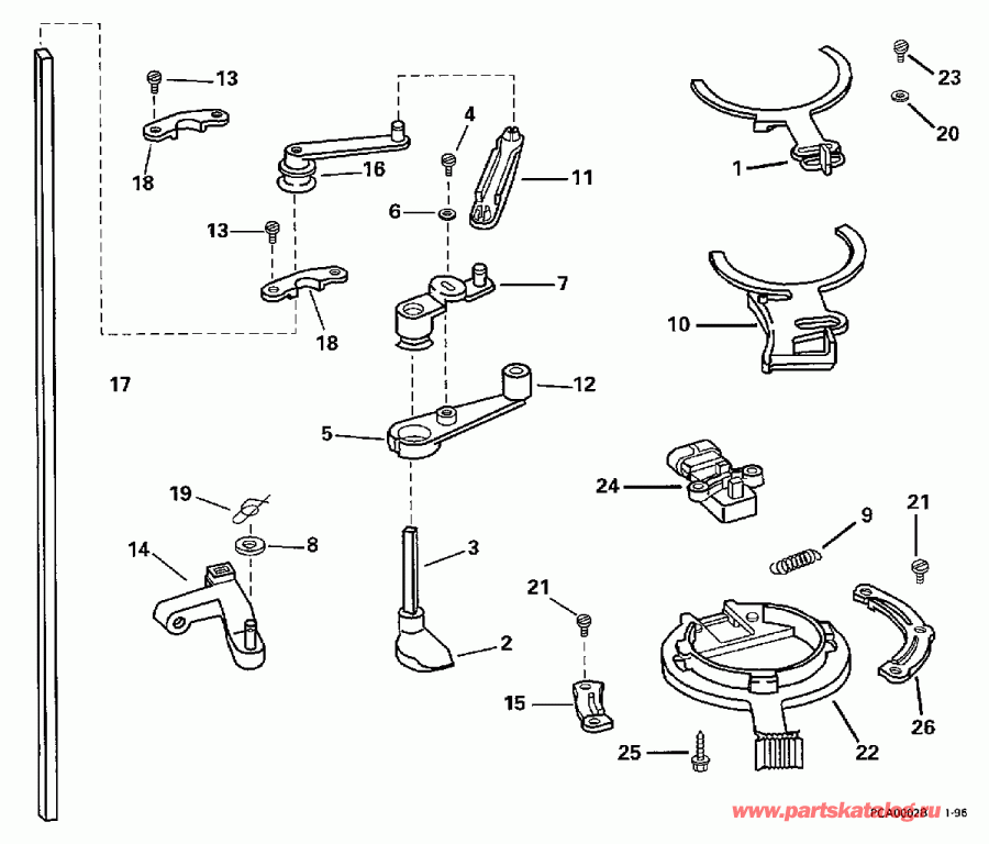  ������� SE150WTPLY 1998  - rottle ��������� �������� - rottle Linkage