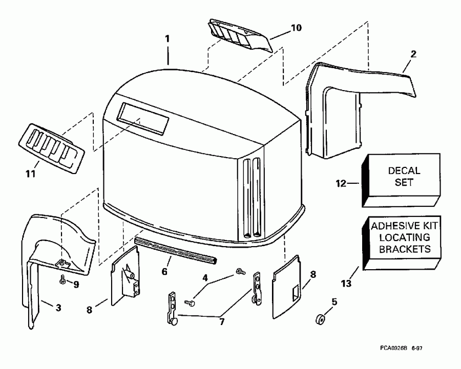�������� ����� Evinrude SE150WTPXY 1998  -  Johnson