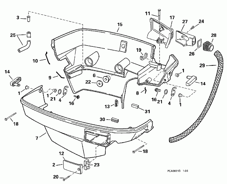 ��������� ����� Evinrude SE150WTPXY 1998  - wer ������ ��������� (�����)
