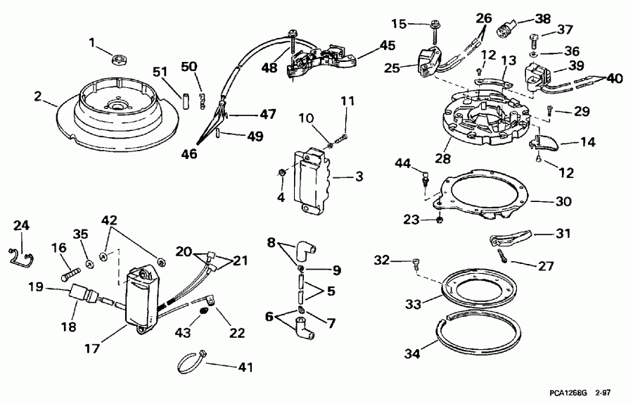 �������� ��������� ����� Evinrude SE15BAECA 1998  - ���� -  Rope