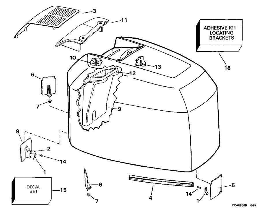 �������� ��������� ����� Evinrude SE200WTPXG 1998  - Johnson /  Johnson