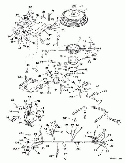 �������� ����� Evinrude SE200WTPXG 1998  - nition System