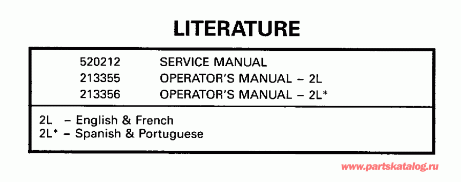  Evinrude SE200WTPXG 1998  - terature