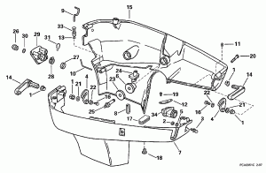 ������ ������ ��������� (Lower Engine Cover)