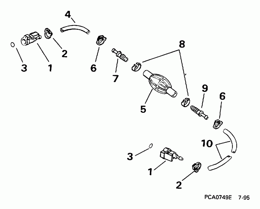 ��������� �������� ����� ������� SE25RDECA 1998  -  5/16 In. I.d. / 5 / 16 ���� I.d.