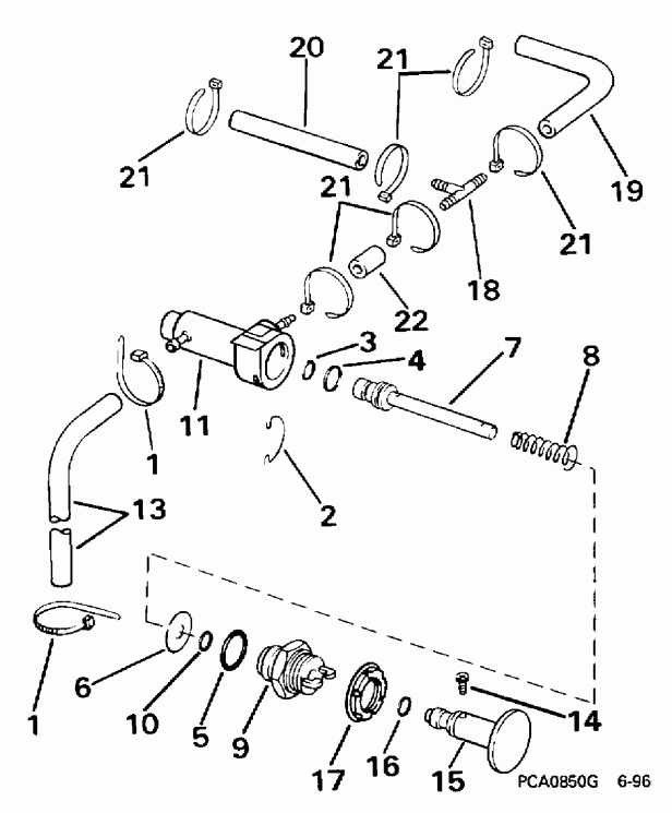 ��������� ��������� Evinrude SE25RDECA 1998  - imer System / imer System