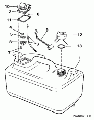 ��������� ��� -- 6 ������ (Fuel Tank -- 6 Gallon)