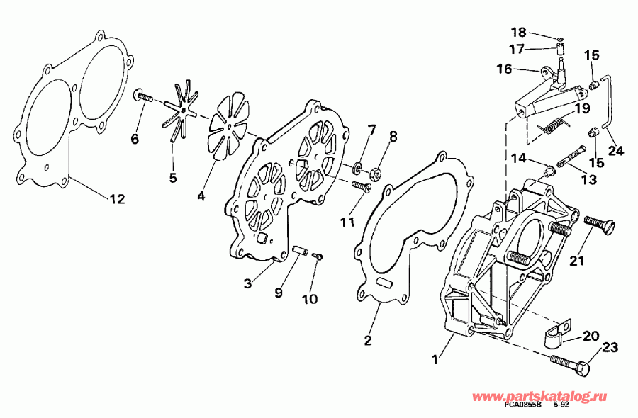 �������� ��������� ����� EVINRUDE SE25RPLP 1998  - take ��������� / take Manifold