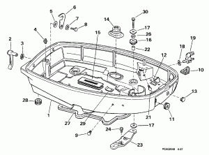 ������ ������ ��������� (Lower Engine Cover)