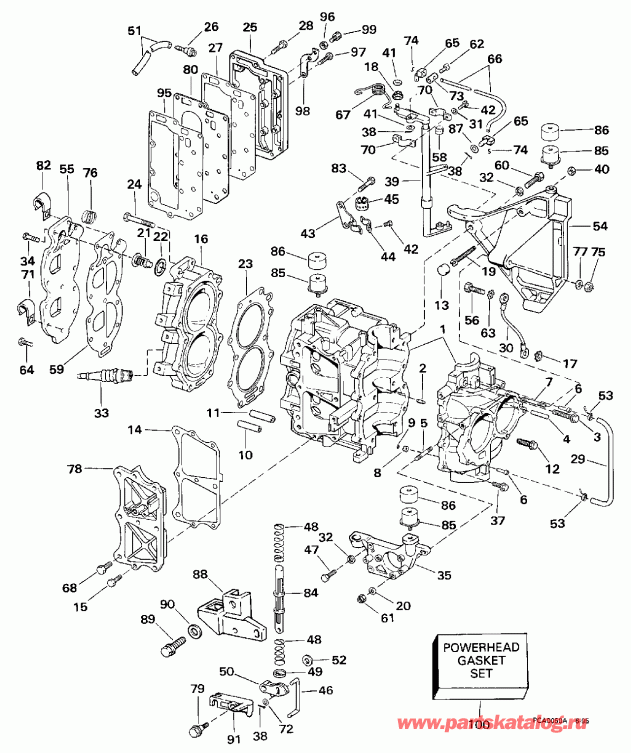 ��������� ������� SE25RPP 1998  - linder & Crankcase