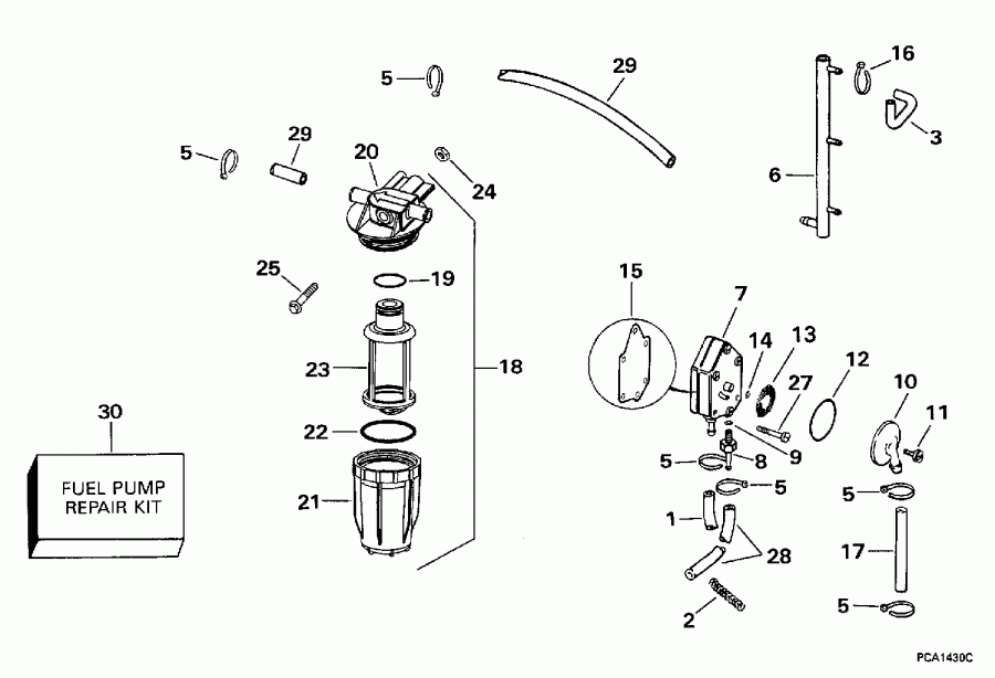 ��������� �������� ����� Evinrude SE35RWECS 1998  - el System