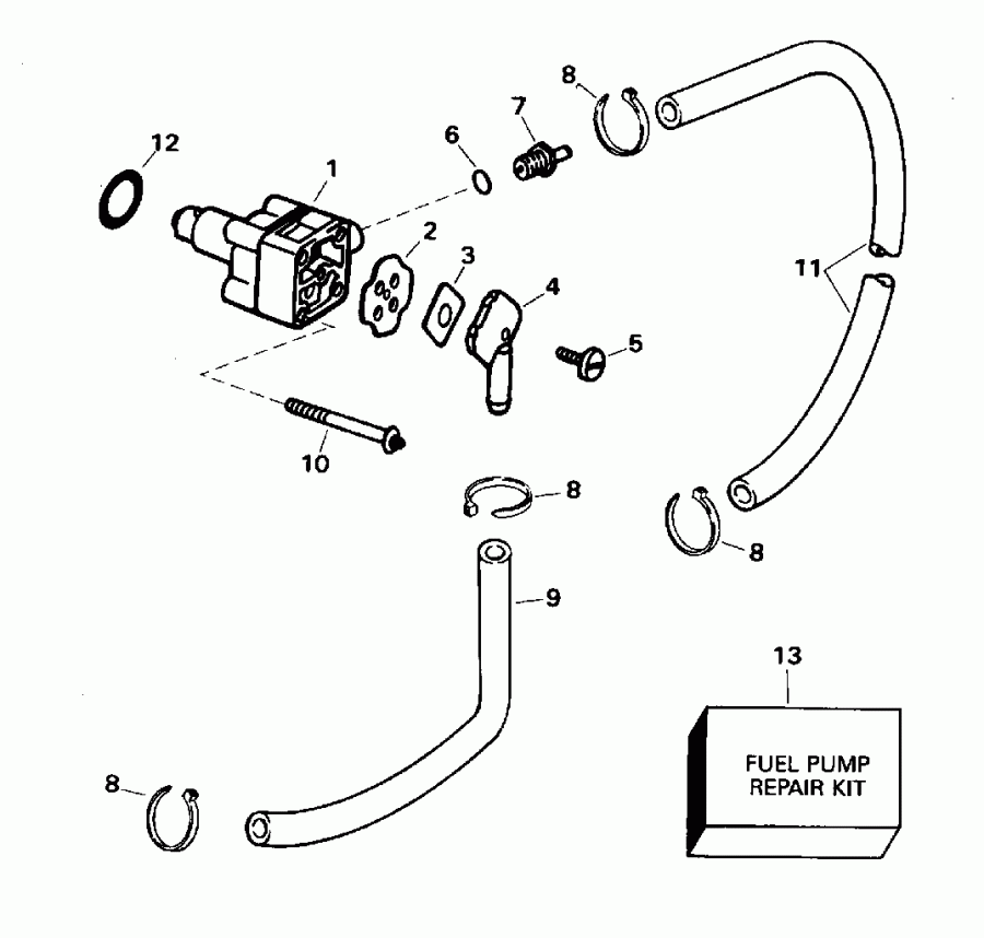  Evinrude SE40RPYT2 1998  -  6 Gallon / 6 ������
