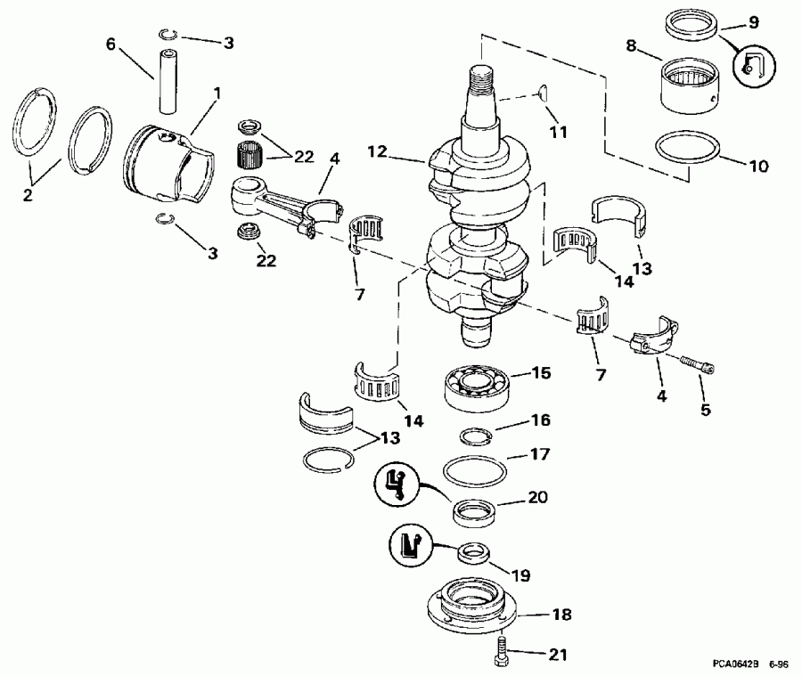 ��������� EVINRUDE SE55RSYM2 1998  - ank��� & �������