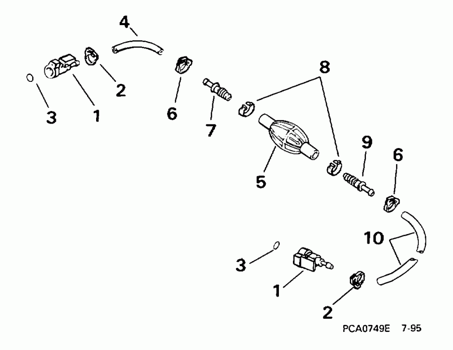 �������� ����� ������� SE55RSYM2 1998  -  5/16 In. I.d. / 5 / 16 ���� I.d.