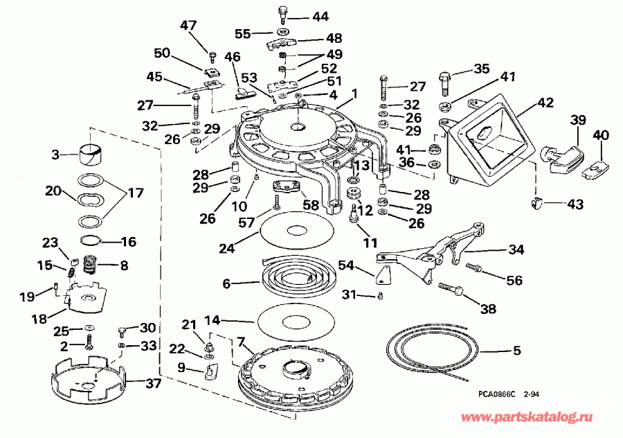 ����� Evinrude SE65RSYD 1998  - wind ������� / wind Starter