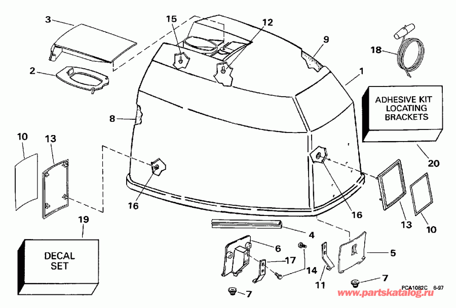  ������� XE115HXECM 1998  - Evinrude