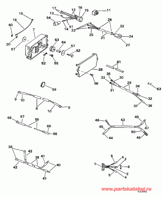 ����� ������� XE115HXECM 1998  - wer Trim / tilt ��������� / wer Trim/tilt Electrical