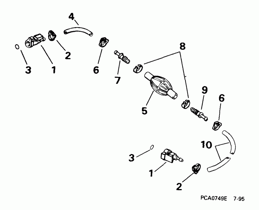 ��������� ����� ������� BE30BAEEC 1999  -  5/16 In. I.d. - 5 / 16 ���� I.d.