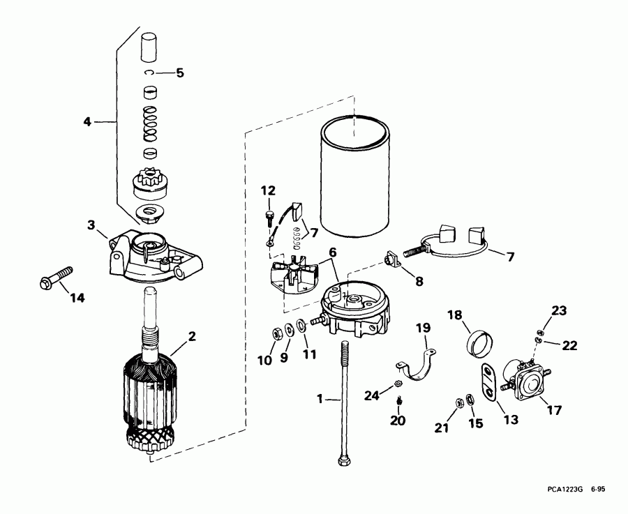  Evinrude BE35AREEA 1999  - ectric ������� - ectric Starter