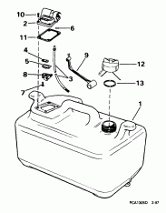 ��������� ��� -- 6 ������ (Fuel Tank -- 6 Gallon)