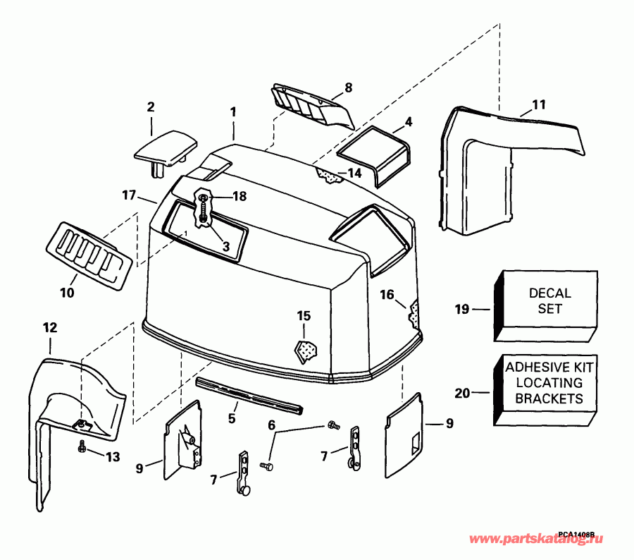 ��������� Evinrude E105WELEEN 1999  - 105we Models -  105we Models